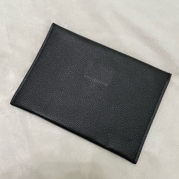 Louis Vuitton • Black Leather Envelope - Picture 4 of 6